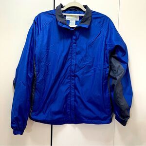 Page & Tuttle Royal blue & grey Windbreaker Women’s Lg